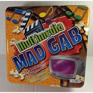 Mad Gab Multimedia Game In Tin 2002 TV Movie & Music